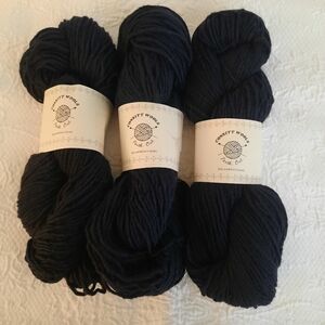 CONSITT WOOLS 3 Soft Spun 100% Lambswool Yarn Spun, Dyed, Milled in CANADA